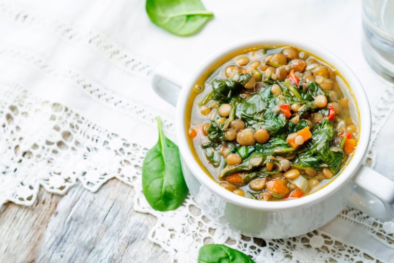 Creamy Lentil and Rice Soupl