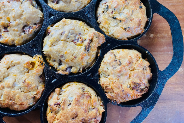 Best Easy Healthy Bacon Cheddar Drop Biscuits