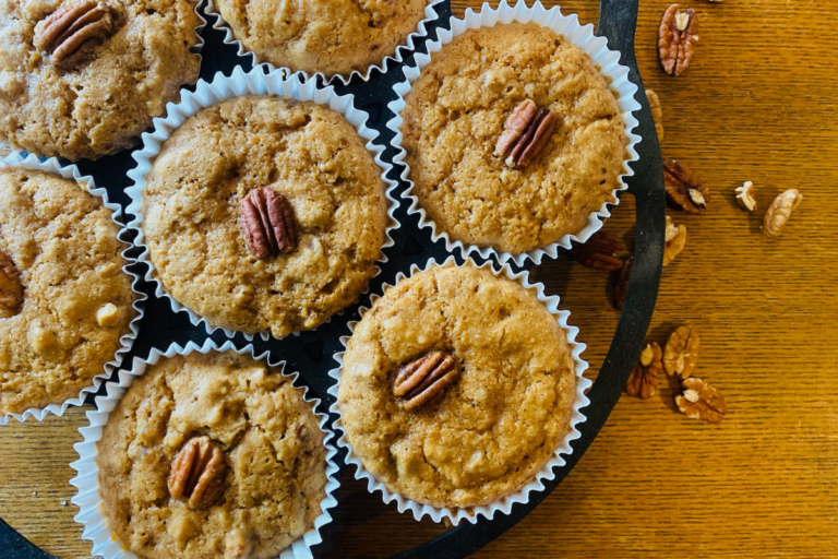 Freshly Milled Maple Pecan Muffins