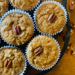 Whole Grain Maple Pecan Muffins